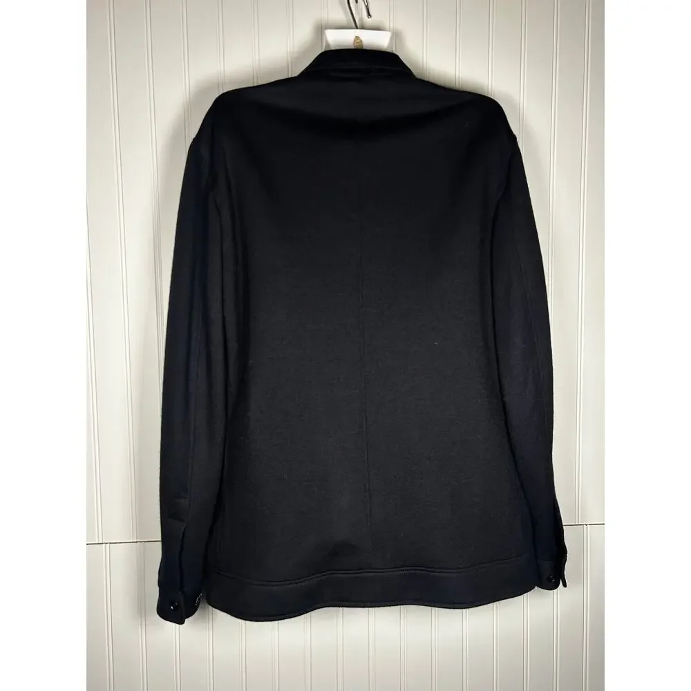 Massimo Dutti all cotton wool over shirt with pockets business office SZ M NWT